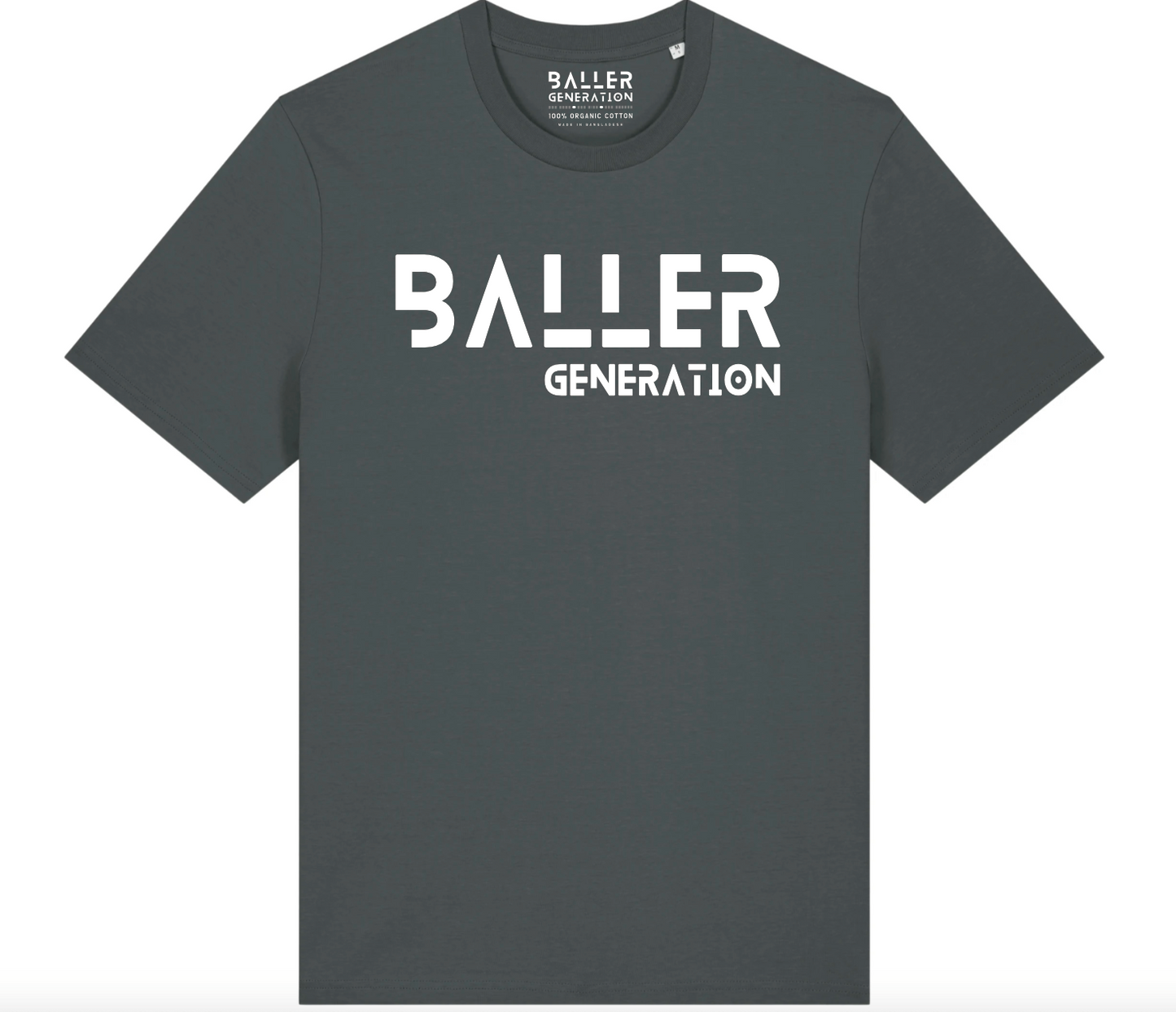 BALLER LOGO tee - Anthracite
