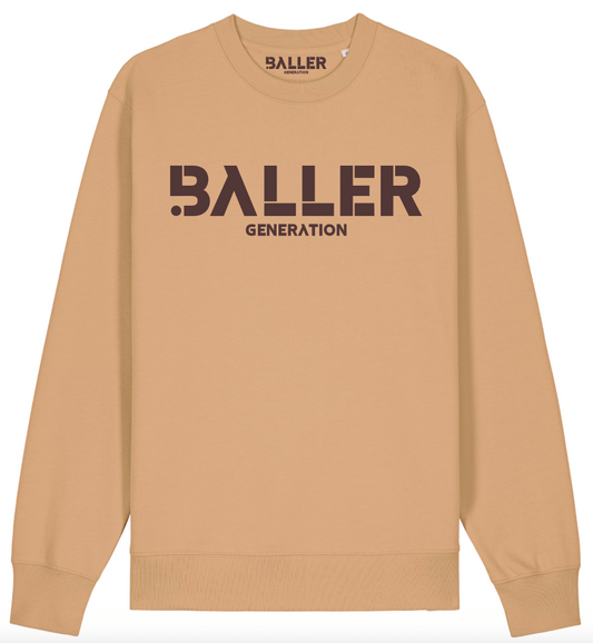 BALLER sweatshirt - Latte